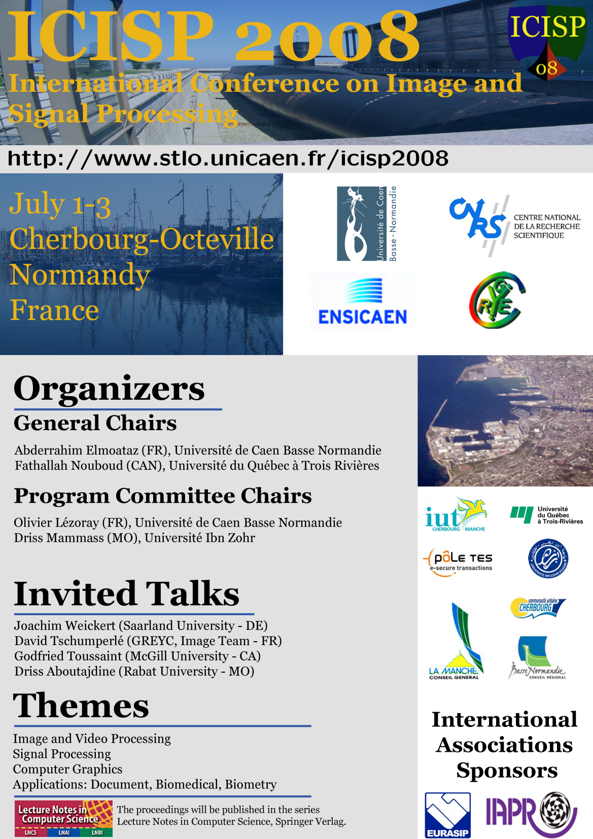 2008 07 ICISP Cherbourg Liste poster